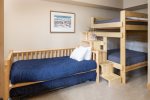Guest Bedroom with Twin Trundle and Twin Bunk Bed